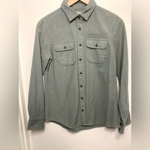 J. Crew Army Green Button Down (Shacket) Size 4 (Small)